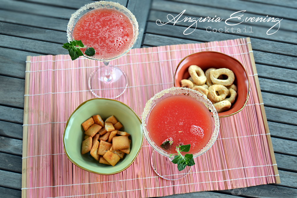 anguria evening cocktail (alcolico e analcolico)